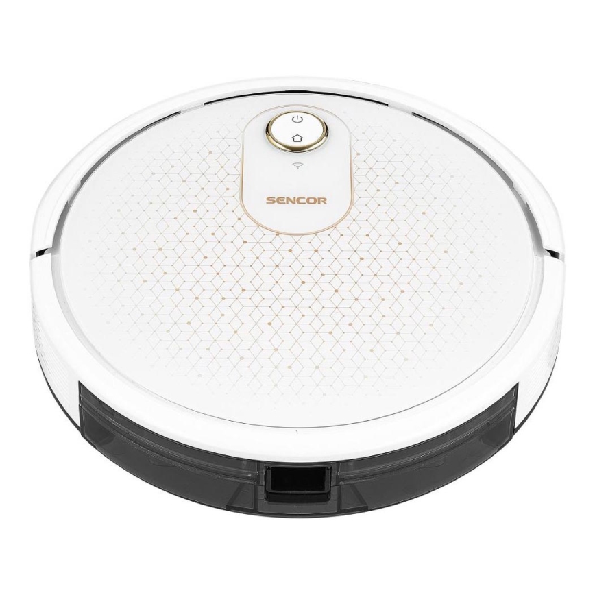 Sencor - Slimme robotstofzuiger met een dweil 2in1 28W/2600 mAh Wi-Fi wit + afstandsbediening