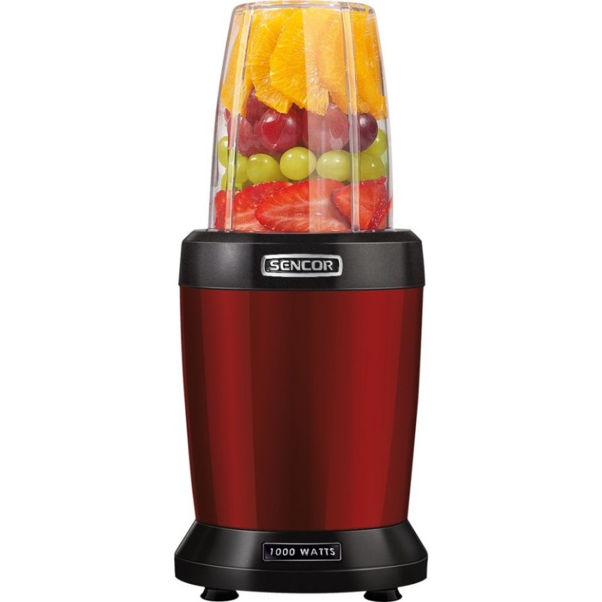 Sencor - Smoothie voedingsmixer 1000W/230V rood