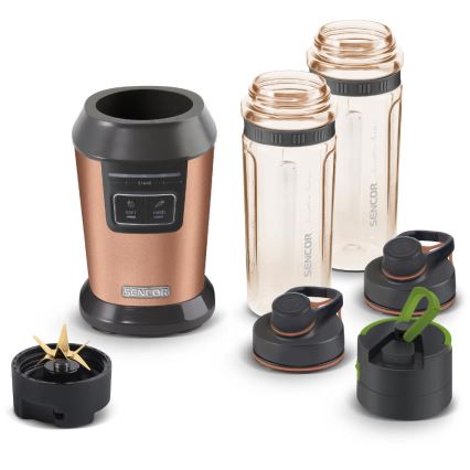 Sencor - Smoothieblender met accessoires 800W/230V koperkleurig