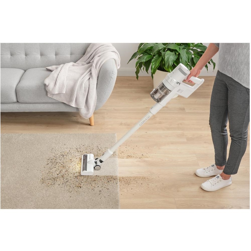 Sencor - Snoerloze steelstofzuiger 2in1 250W/2200 mAh wit