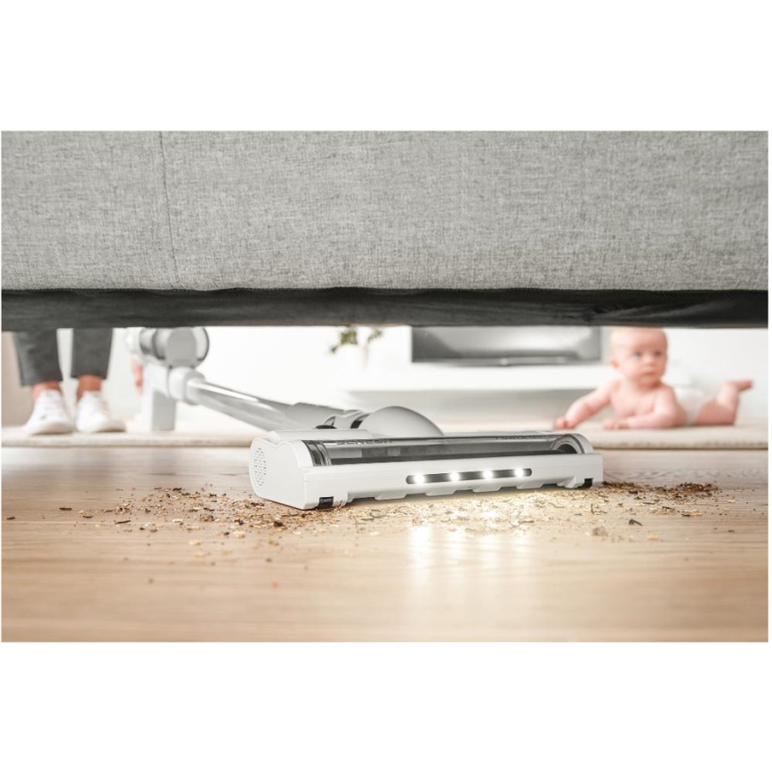 Sencor - Snoerloze steelstofzuiger 2in1 250W/2200 mAh wit