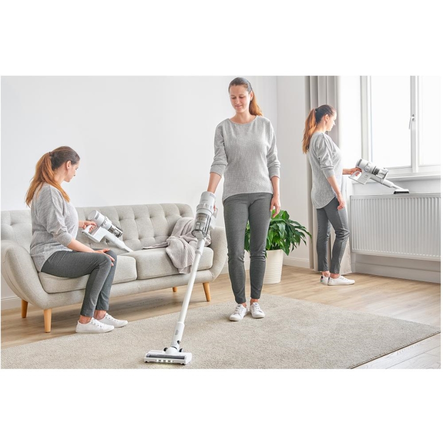 Sencor - Snoerloze steelstofzuiger 2in1 250W/2200 mAh wit