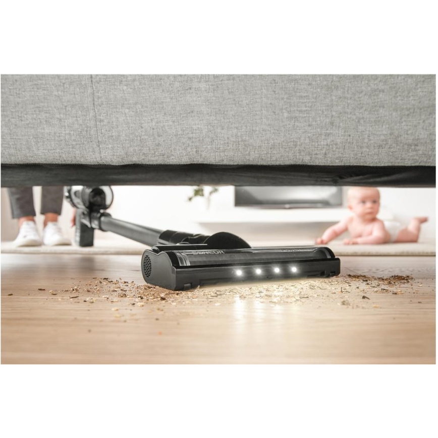 Sencor - Snoerloze steelstofzuiger 2in1 250W/2200 mAh zwart