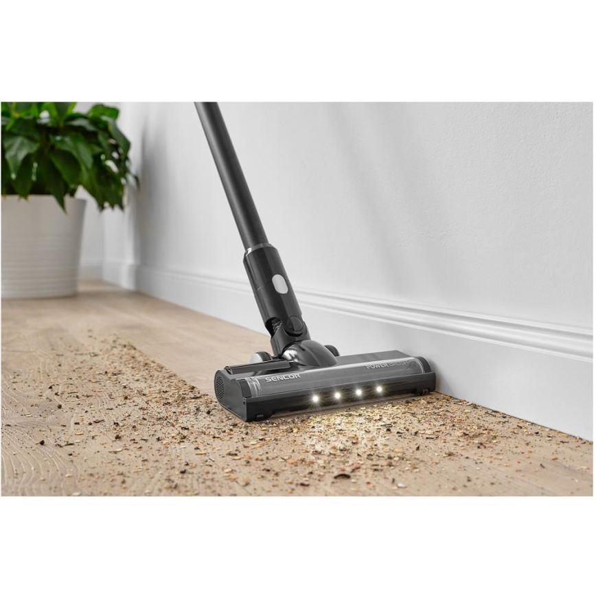 Sencor - Snoerloze steelstofzuiger 2in1 250W/2200 mAh zwart