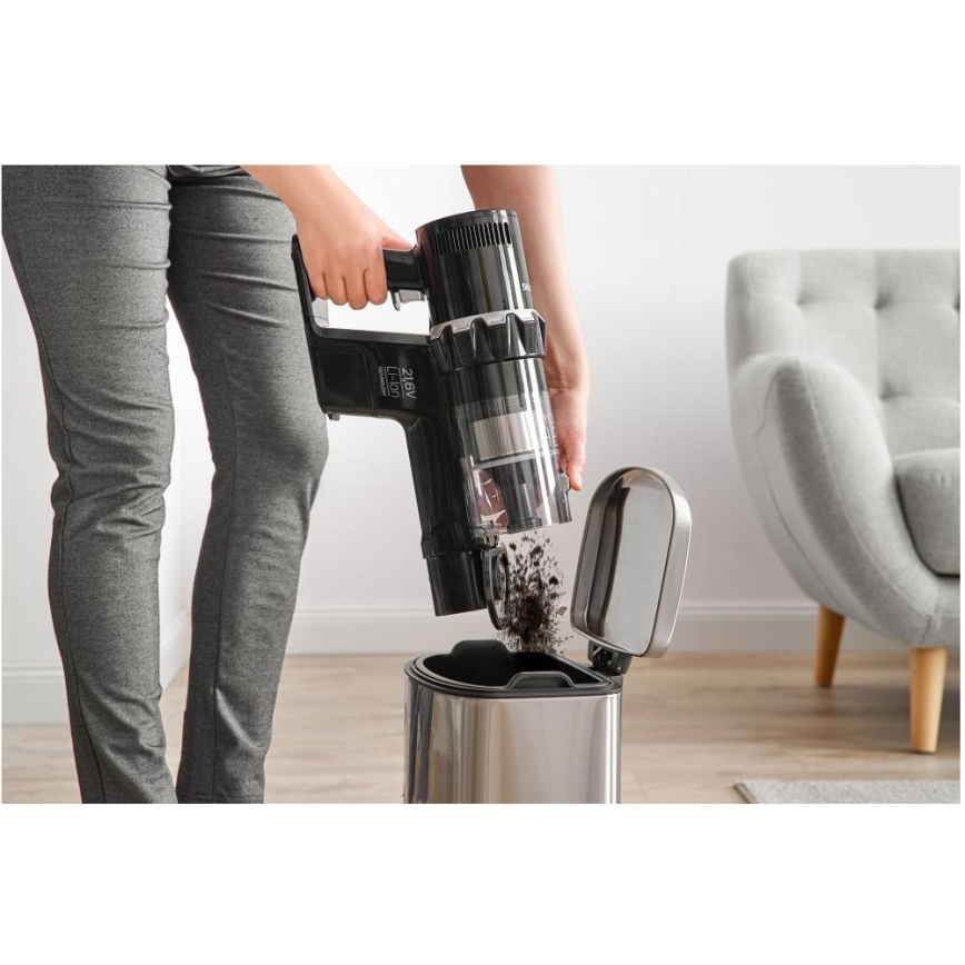 Sencor - Snoerloze steelstofzuiger 2in1 250W/2200 mAh zwart