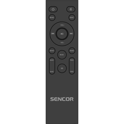 Sencor - Soundbar 200W/230V + afstandsbediening