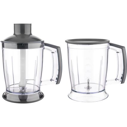 Sencor - Staafmixer 4in1 1200W/230V roestvrij staal/paars