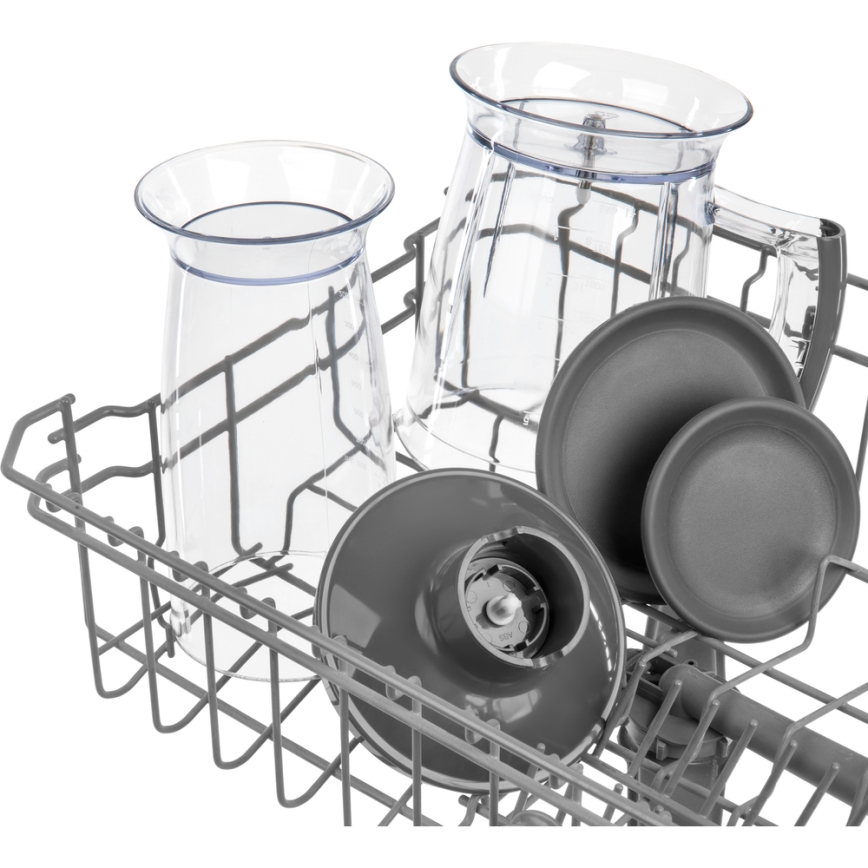 Sencor - Staafmixer 4in1 1200W/230V roestvrij staal/paars