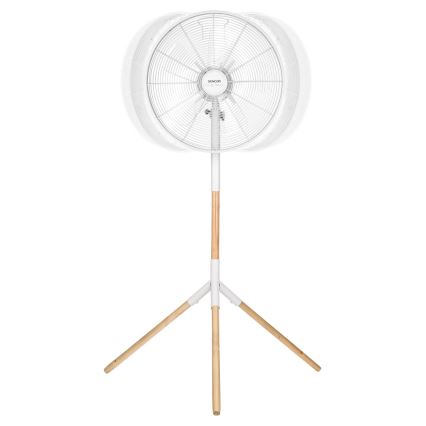 Sencor - Staande ventilator 50W/230V Ø 40 cm wit/beuk