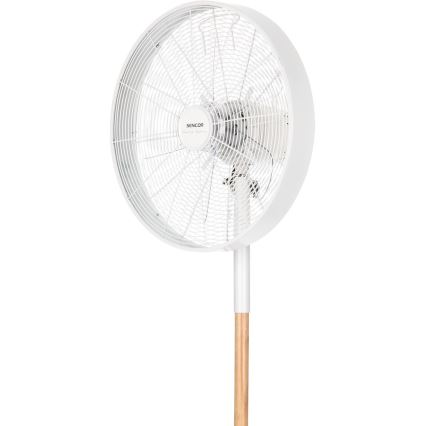 Sencor - Staande ventilator 50W/230V Ø 40 cm wit/beuk