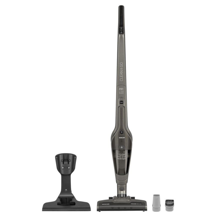 Sencor - Stok Stofzuiger 2in1 110W/21,6V 2000 mAh grijs