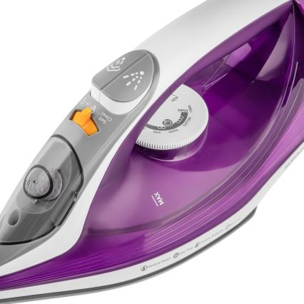 Sencor - Stoom Strijkijzer 2400W/230V paars/wit