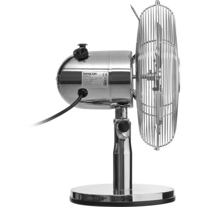 Sencor - Tafel Ventilator 30W/230V glanzend chroom