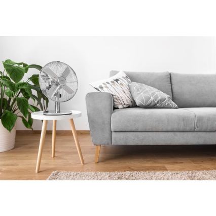 Sencor - Tafelventilator 35W/230V glanzend chroom