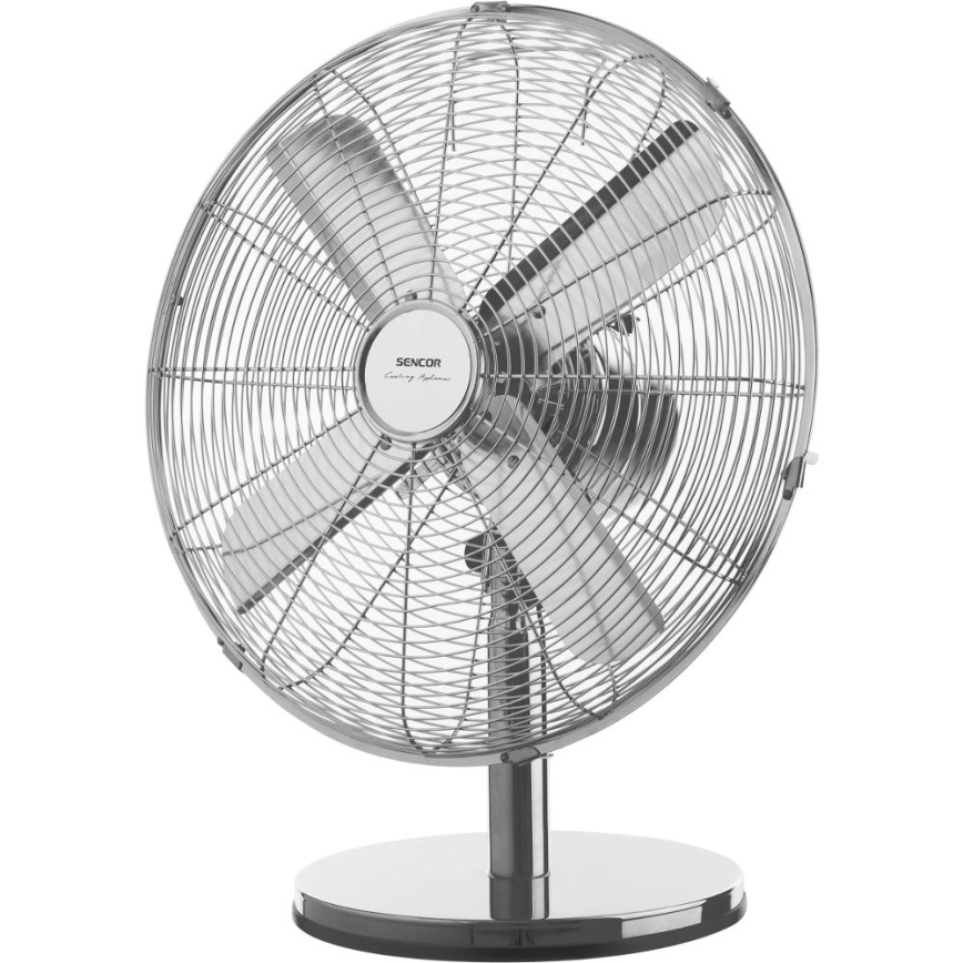 Sencor - Tafelventilator 50W/230V glanzend chroom