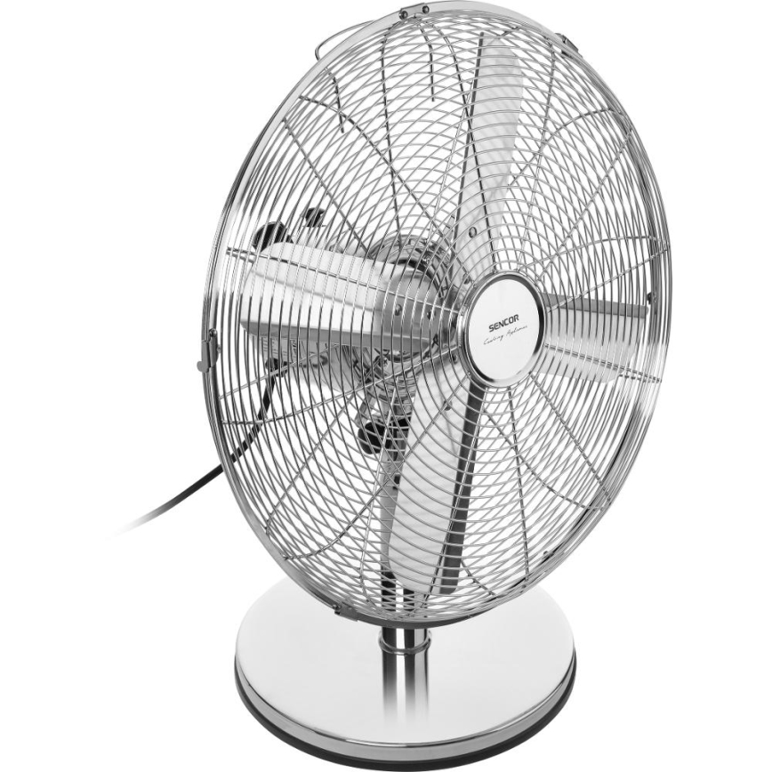 Sencor - Tafelventilator 50W/230V glanzend chroom