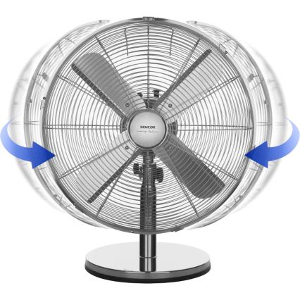 Sencor - Tafelventilator 50W/230V glanzend chroom