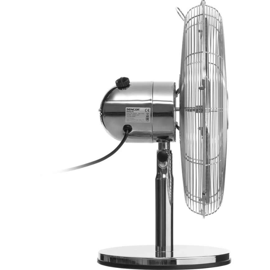 Sencor - Tafelventilator 50W/230V glanzend chroom