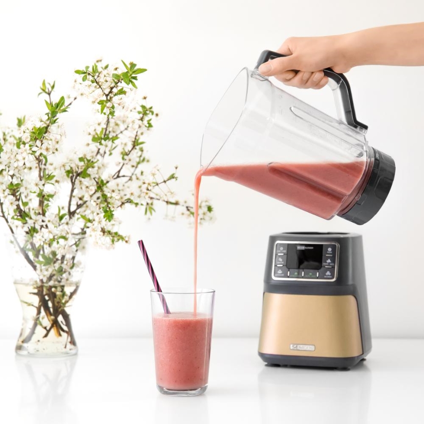 Sencor - Vacuüm tafelblender 1500W/230V goud