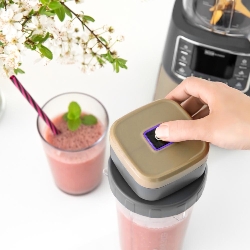 Sencor - Vacuüm tafelblender 1500W/230V goud