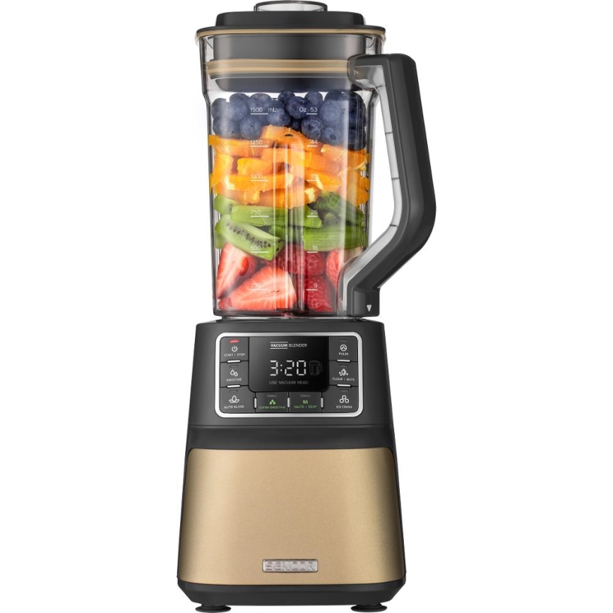 Sencor - Vacuüm tafelblender 1500W/230V goud