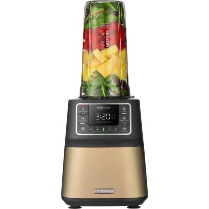 Sencor - Vacuüm tafelblender 1500W/230V goud