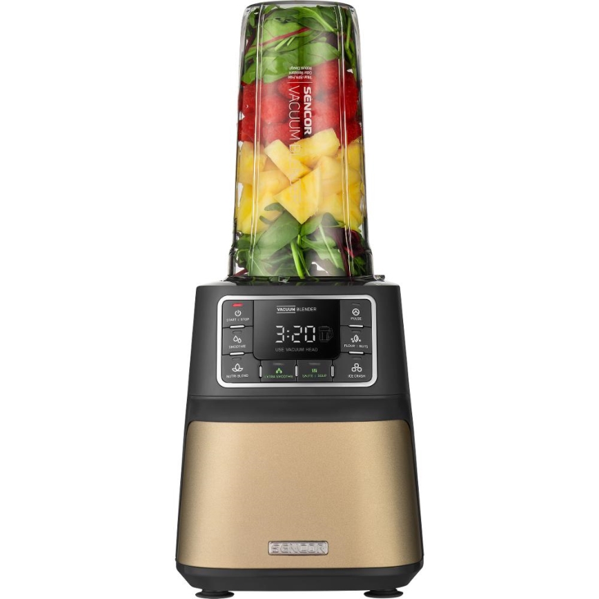 Sencor - Vacuüm tafelblender 1500W/230V goud
