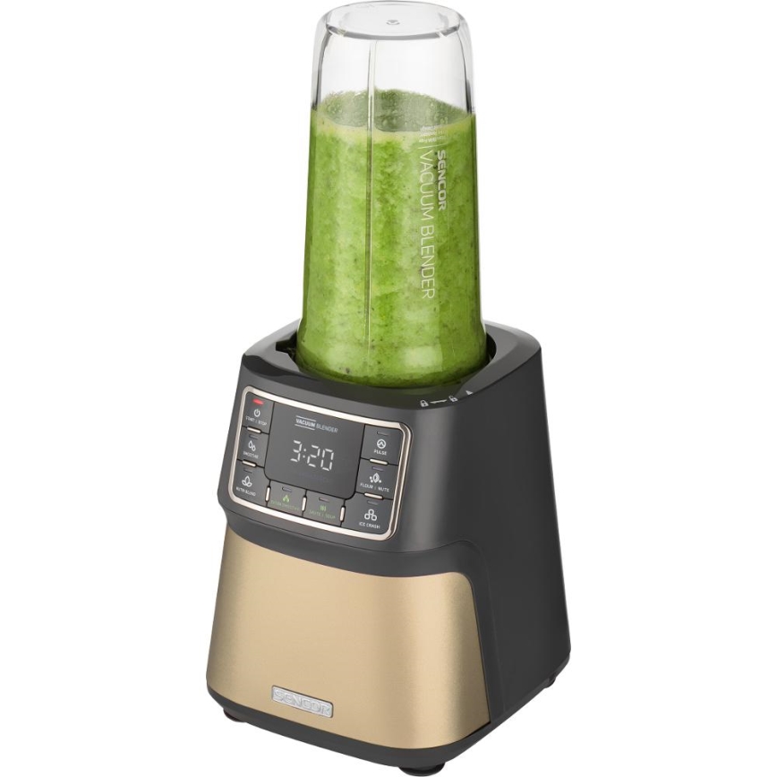 Sencor - Vacuüm tafelblender 1500W/230V goud