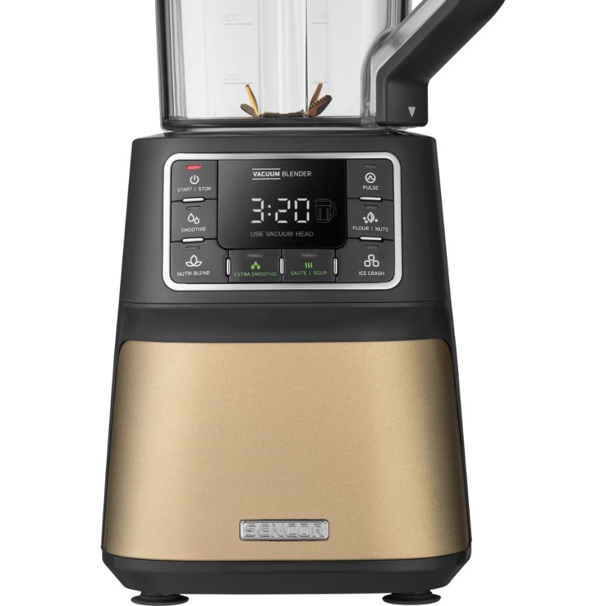 Sencor - Vacuüm tafelblender 1500W/230V goud