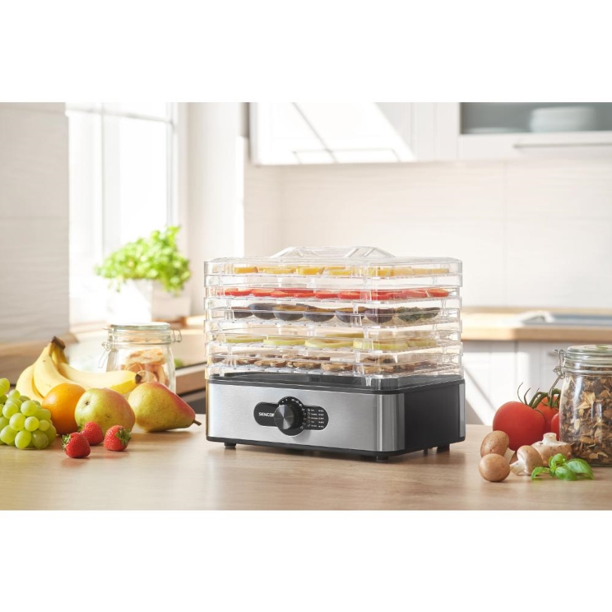 Sencor - Voedseldroger met temperatuurregeling 700W/230V
