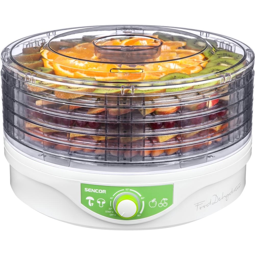 Sencor - Voedseldroger met thermoregulatie 250W/230V