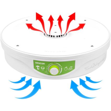 Sencor - Voedseldroger met thermoregulatie 250W/230V