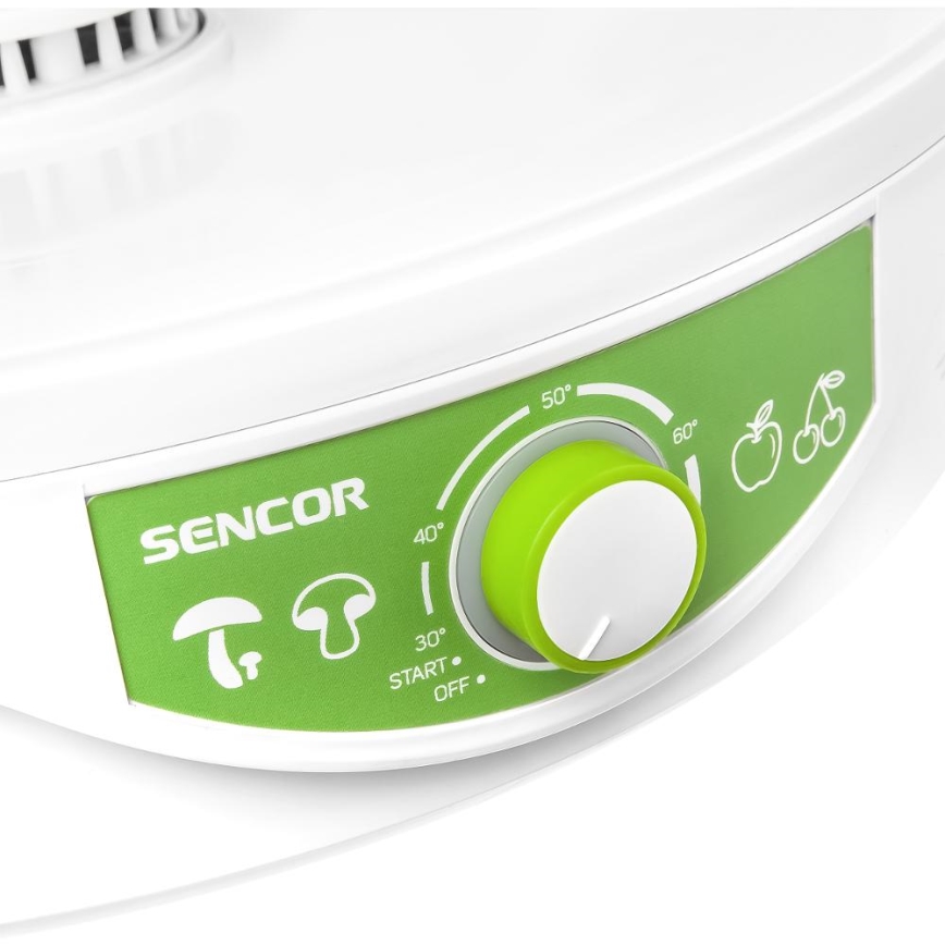 Sencor - Voedseldroger met thermoregulatie 250W/230V