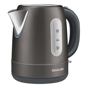 Sencor - Waterkoker 1,2 l 2150W/230V antraciet