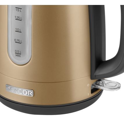 Sencor - Waterkoker 1,7 l 2150W/230V goud