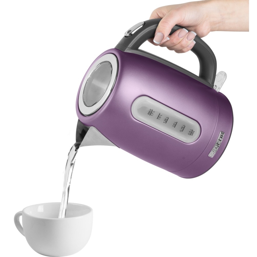 Sencor - Waterkoker 1,7 l 2150W/230V paars