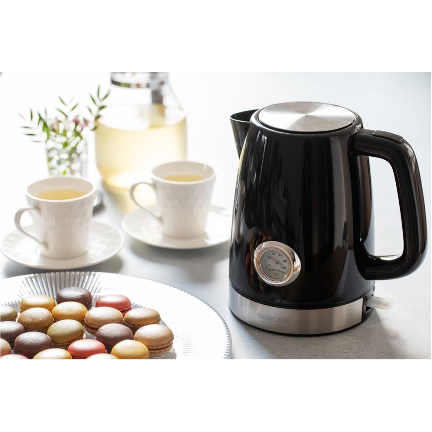 Sencor - Waterkoker 1,7 l 2150W/230V zwart