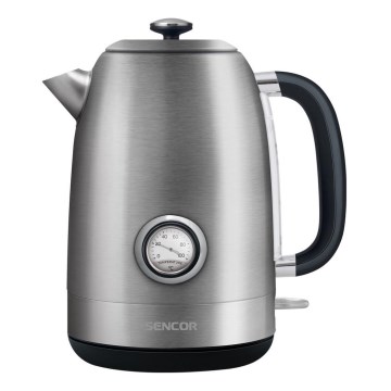 Sencor - Waterkoker 1,7 l 2200W/230V roestvrij staal