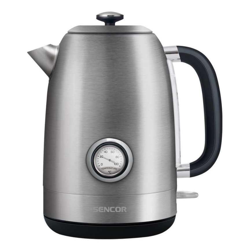 Sencor - Waterkoker 1,7 l 2200W/230V roestvrij staal