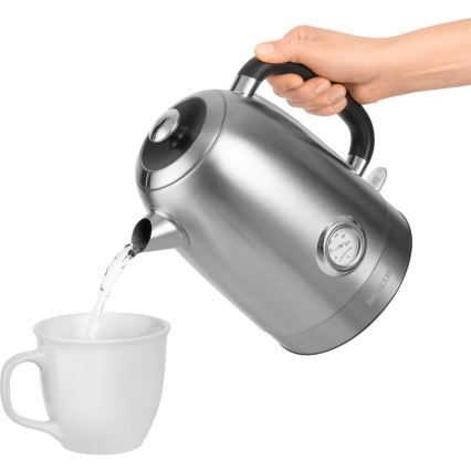 Sencor - Waterkoker 1,7 l 2200W/230V roestvrij staal