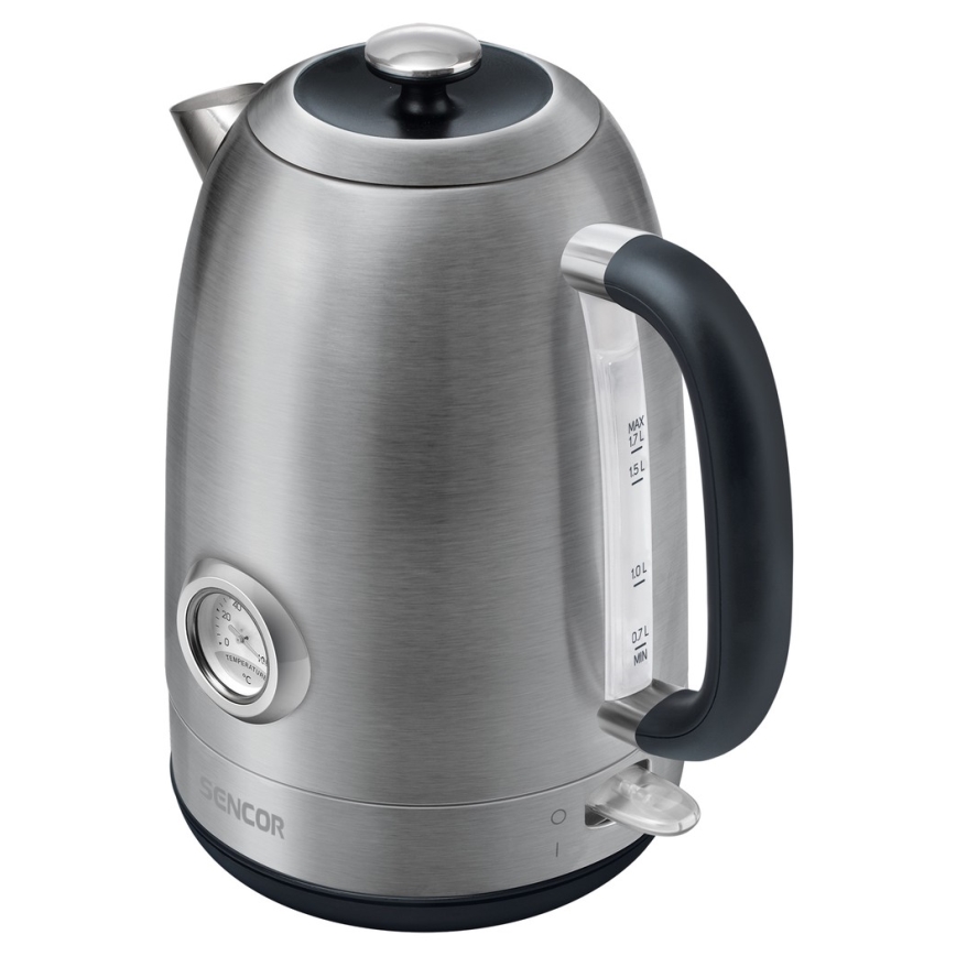 Sencor - Waterkoker 1,7 l 2200W/230V roestvrij staal