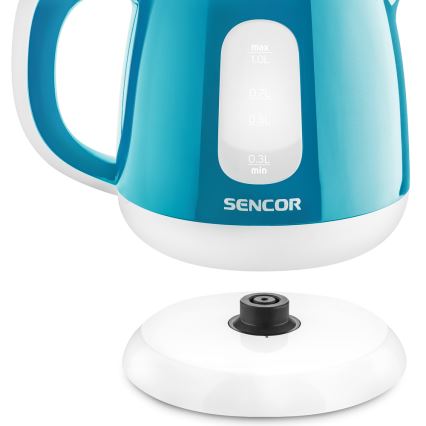 Sencor - Waterkoker 1 l 1100W/230V turkoois