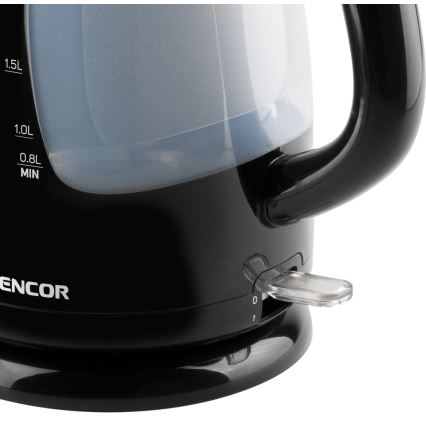 Sencor - Waterkoker 2,5 l 2200W/230V zwart