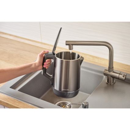 Sencor - Waterkoker met temperatuurregeling 1,7 l, 1800 W/230 V, RVS