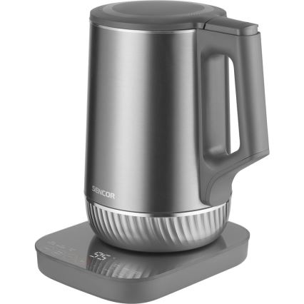 Sencor - Waterkoker met temperatuurregeling 1,7 l, 1800 W/230 V, RVS