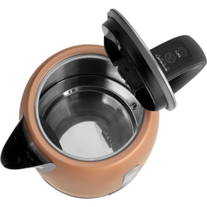 Sencor - Waterkoker met temperatuurregeling 1,7 l 2150W/230V koperkleurig