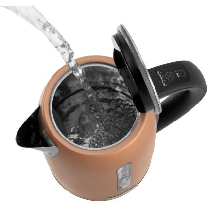 Sencor - Waterkoker met temperatuurregeling 1,7 l 2150W/230V koperkleurig