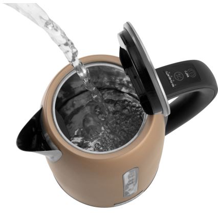 Sencor - Waterkoker met Thermoregulatie 1,7 l 2150W/230V bruin