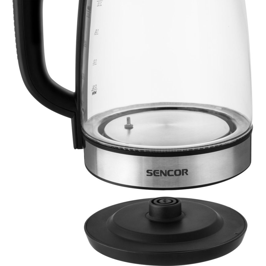Sencor - Waterkoker met Thermoregulatie en LED Achtergrondverlichting 2 l 2200W/230V