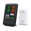 Sencor - Weerstation met kleuren LCD-scherm 5V/1xCR2032 + 2xAA